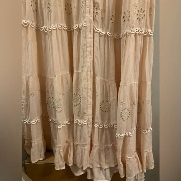 Free People Pretty Cozy Maxi Dress | Light Pink | XS - Picture 6 of 6